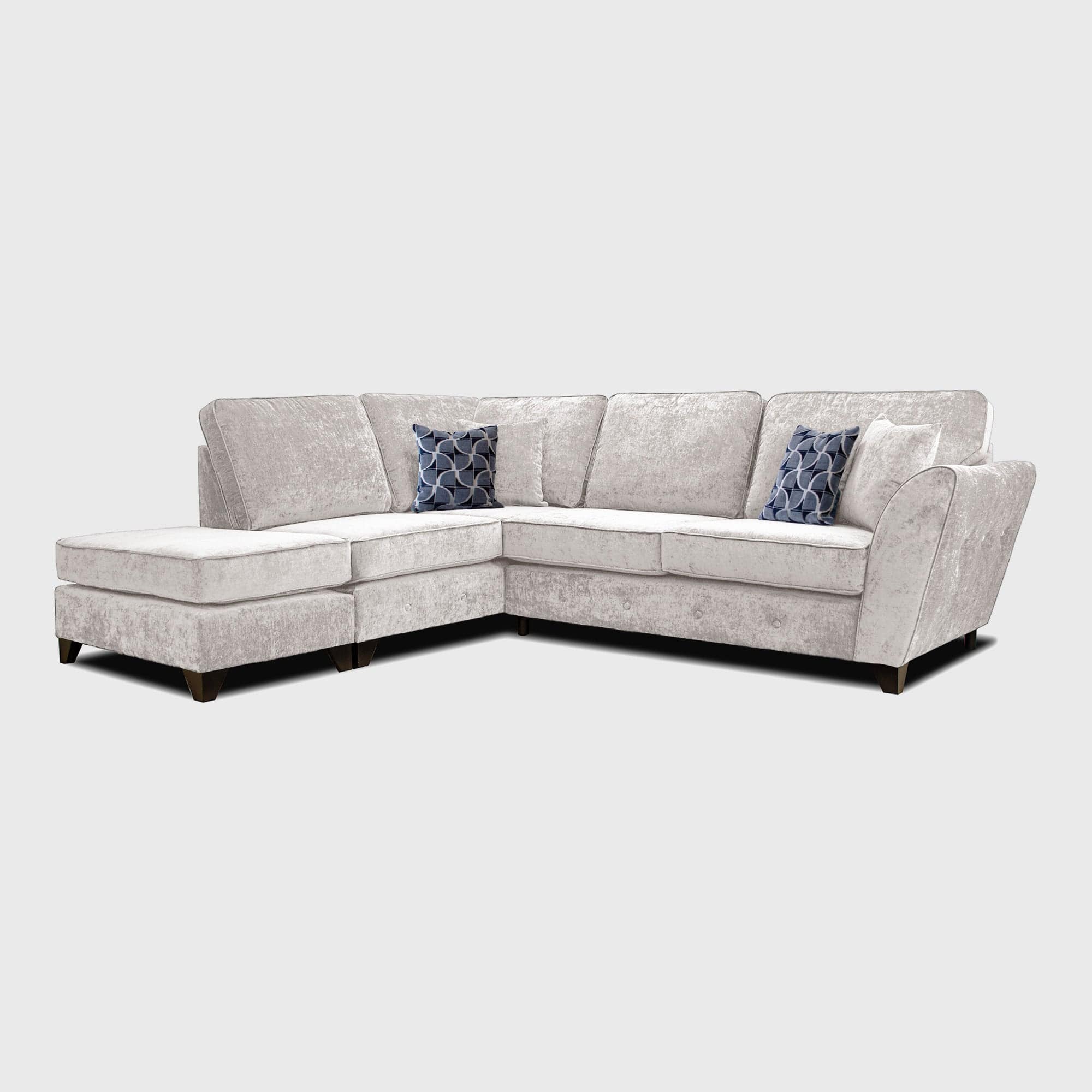 Corner Sofa With LHF Chaise In Fabric