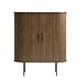 Tall Cabinet In Smoked Oak Finish