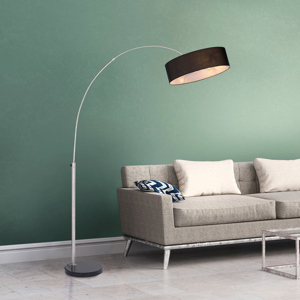 Ronnie Floor Lamp Black Shade