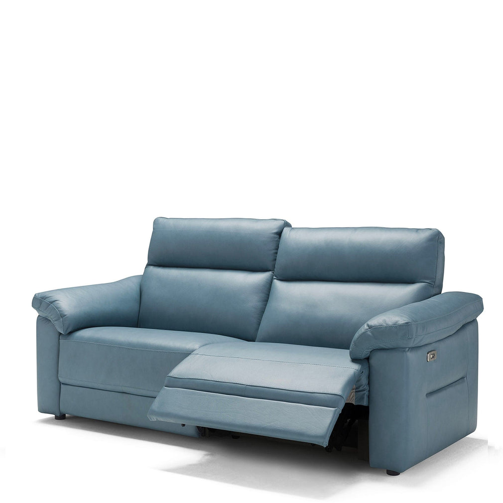 3 Seat Sofa With 2 Power Recliners In Leather Cat B