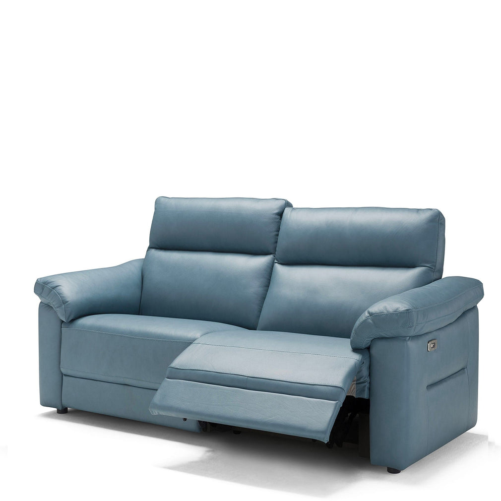2 Seat Sofa With 2 Power Recliners In Leather Cat B
