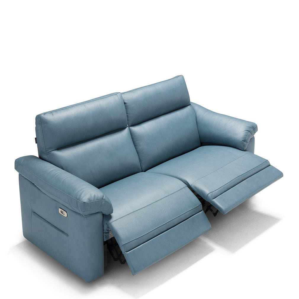 2 Seat Sofa With 2 Power Recliners In Leather Cat B