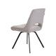 Nova - Dining Chair With 'A' Black Metal Leg In 7475/4 Mink Boucle