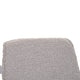 Nova - Dining Chair With 'A' Black Metal Leg In 7475/4 Mink Boucle