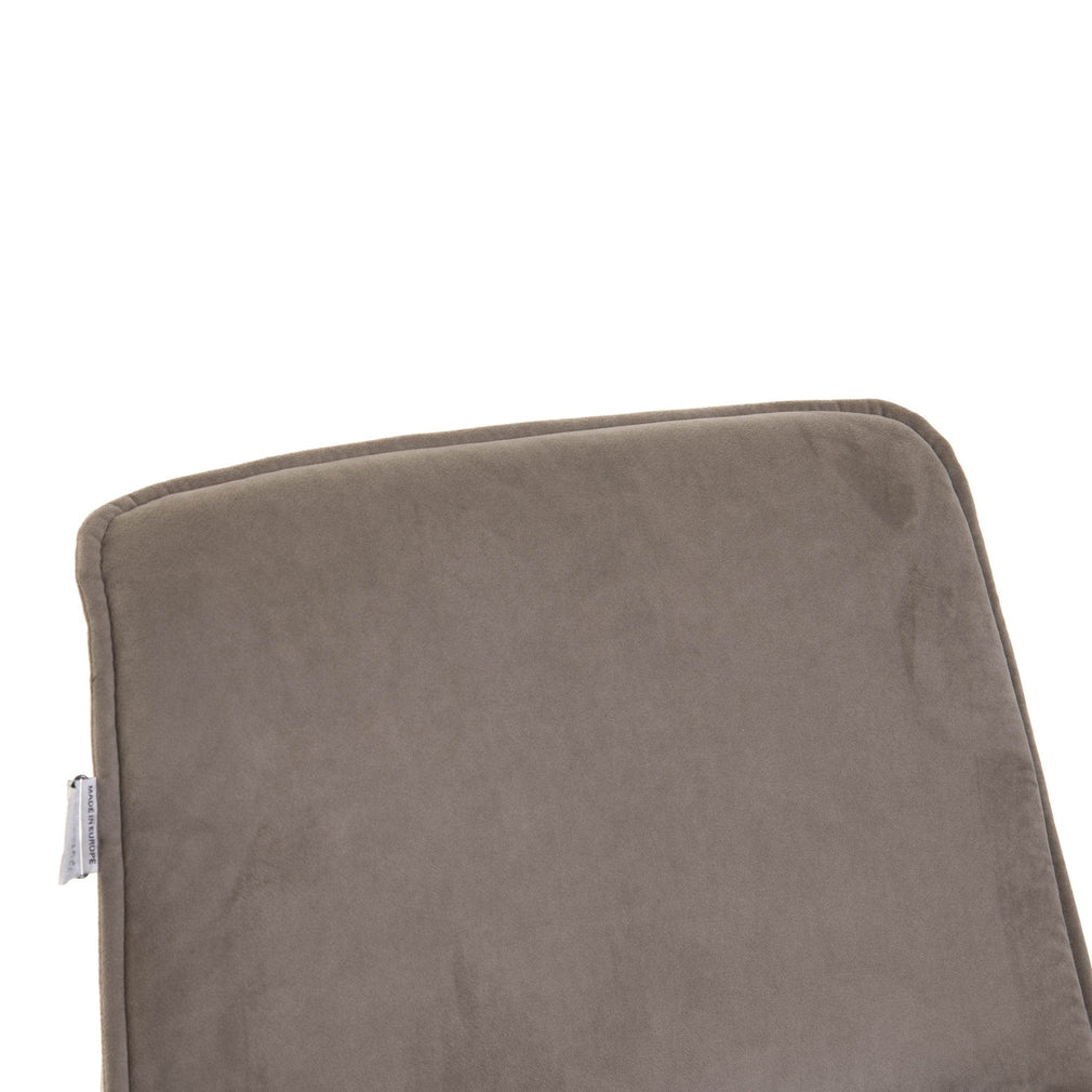 Nova - Swivel Dining Chair In Mink Velvet