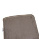 Nova - Swivel Dining Chair In Mink Velvet