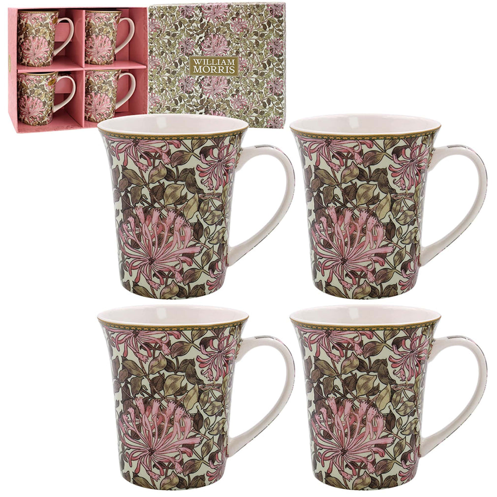 Honeysuckle Mugs - Set of 4