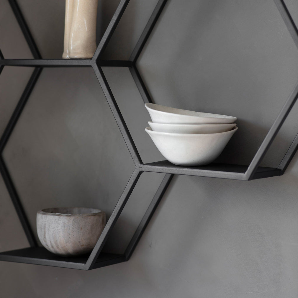 Heston Metal Wall Storage Unit 700x680mm (WG)