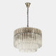 Avadi 8 Pendant Brass Glass