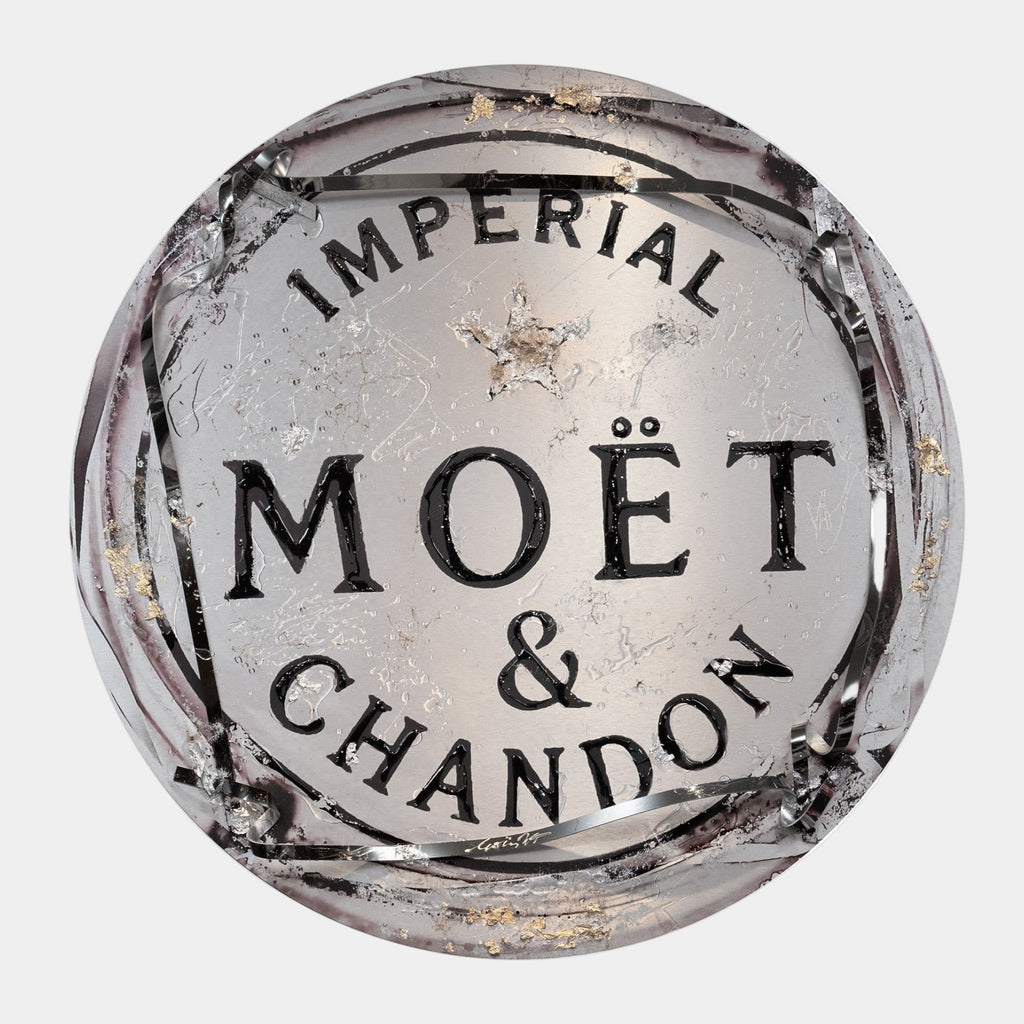 Moet Champagne Top Liquid Wall Art Clare Wright