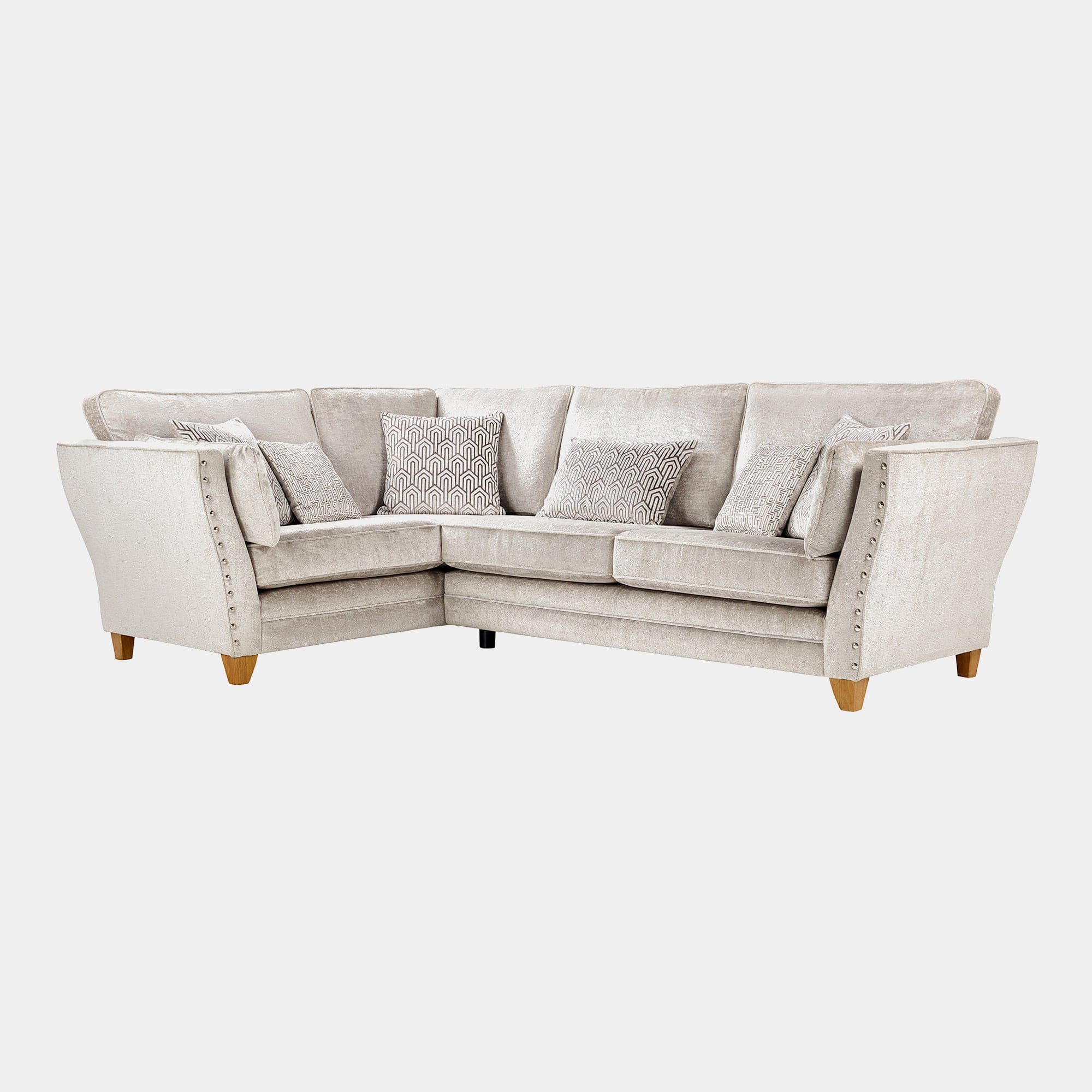 Jessica - High Back Large Chaise Sofa LHF In Fabric Solo