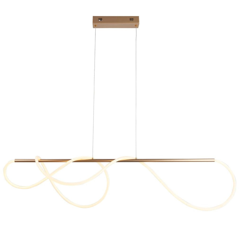 Leighton LED Linear Pendant Gold