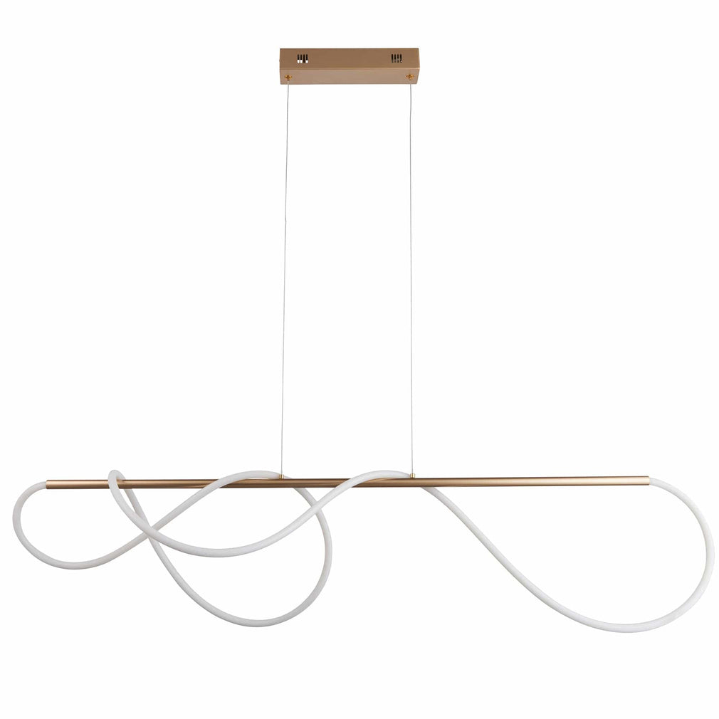 Leighton LED Linear Pendant Gold
