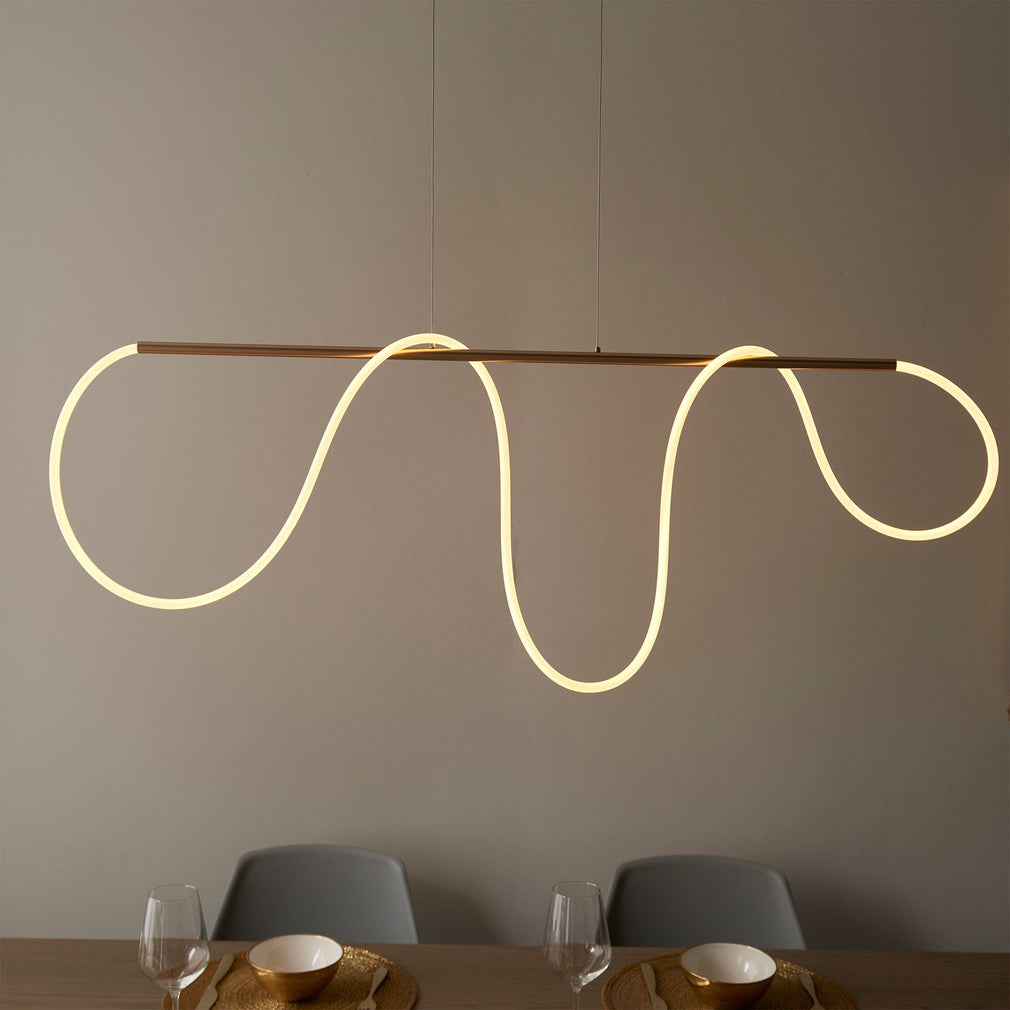 Leighton LED Linear Pendant Gold