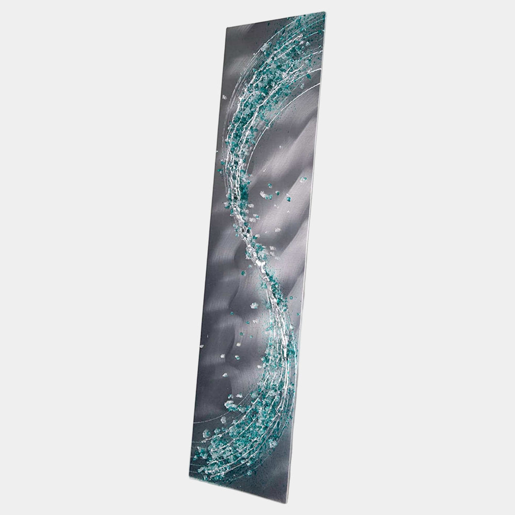 Curva I Emerald Liquid Wall Art