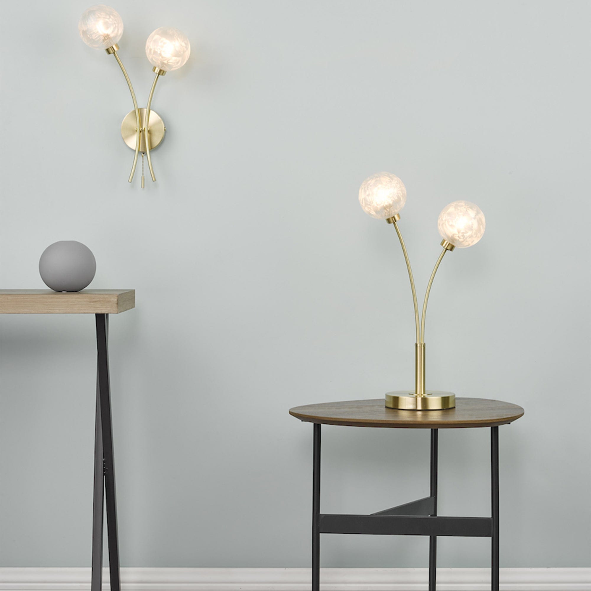 Neptune - Satin Brass Table Lamp