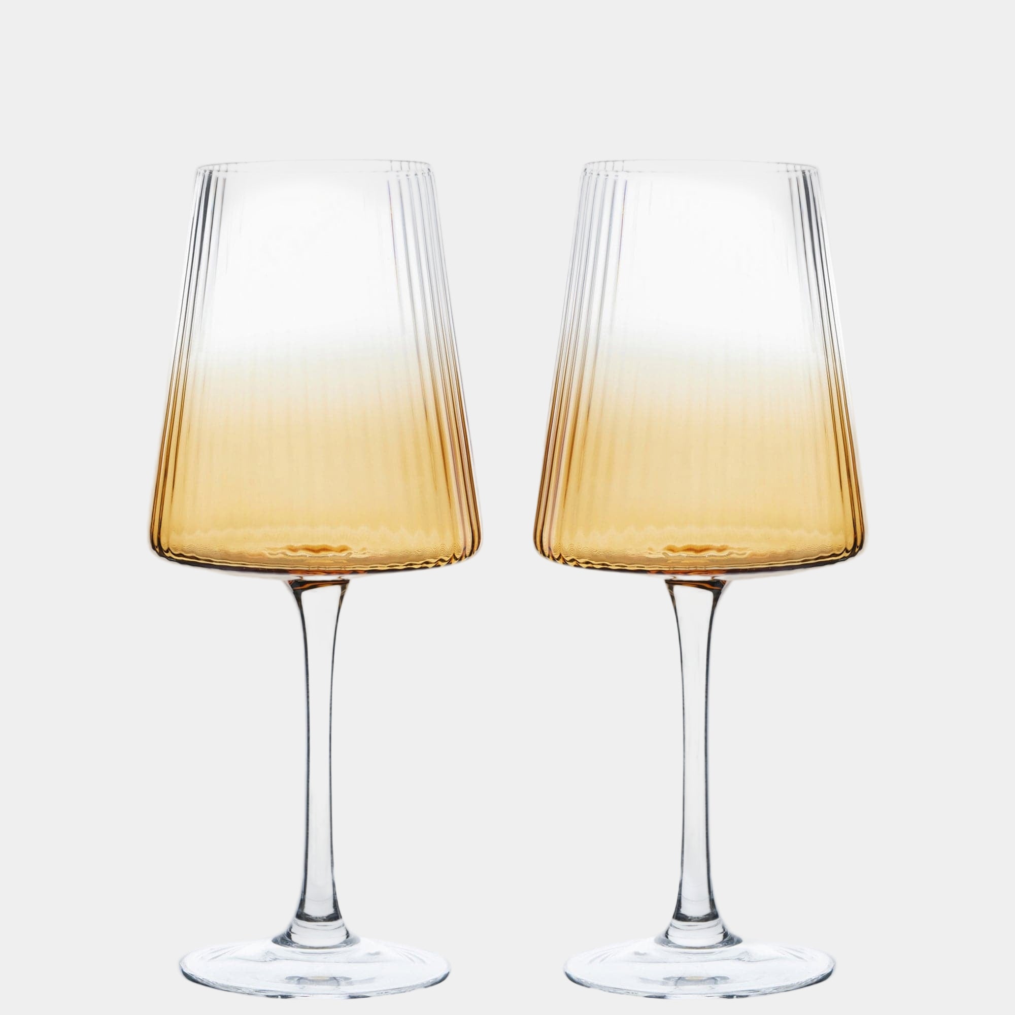 Empire Ombre - Wine Glasses Amber - Set of 2