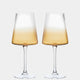 Empire Ombre - Wine Glasses Amber - Set of 2