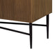 4 Door Sideboard With Black Marble Top