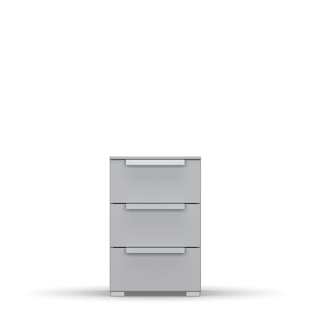 Santorini 40cm 3 Drawer Bedside