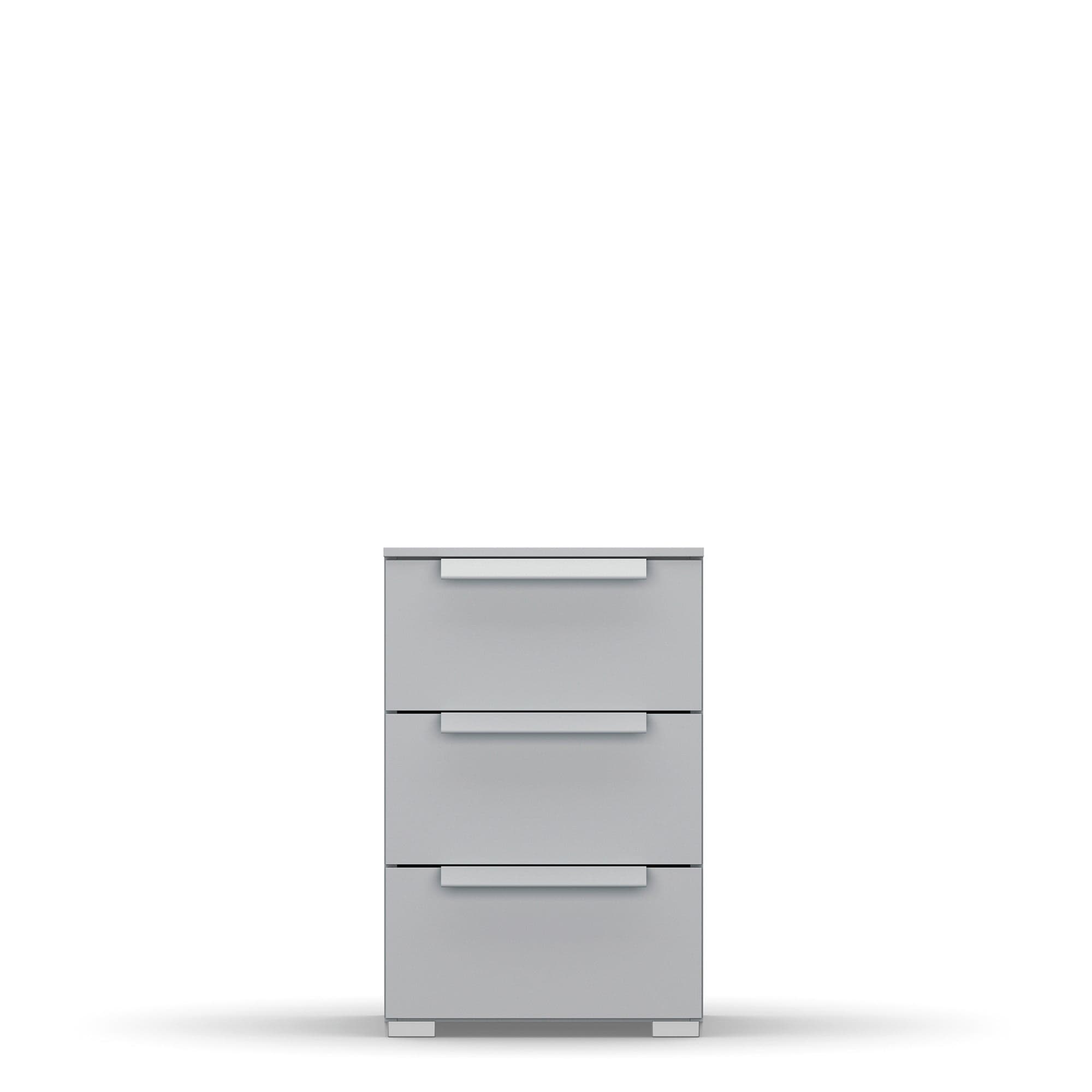 Santorini 40cm 3 Drawer Bedside