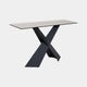 130cm Console Table With Salt White Ceramic Top