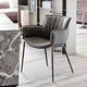 Chair In Soft Leather & GFM18 Bronze Frame