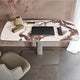 Desk With Base In GFM18 Bronze