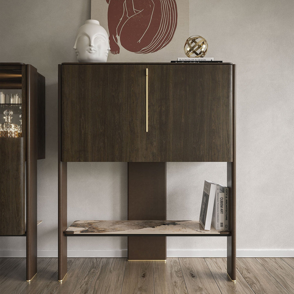 Cremona - Bar Unit With Sliding Door