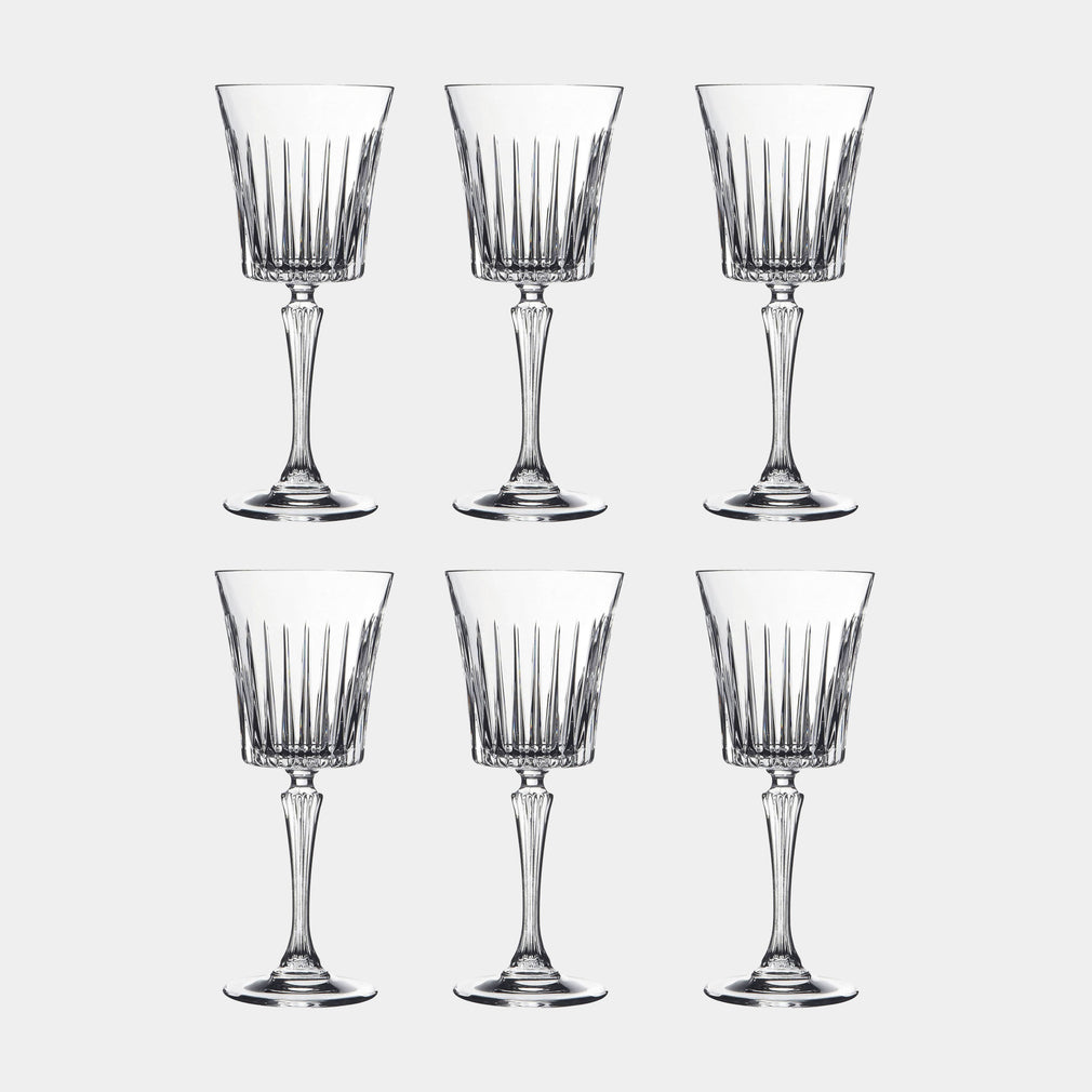 RCR Crystal Timeless - Wine Glasses, Set Of 6