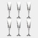 RCR Crystal Timeless - Champagne Glasses, Set Of 6