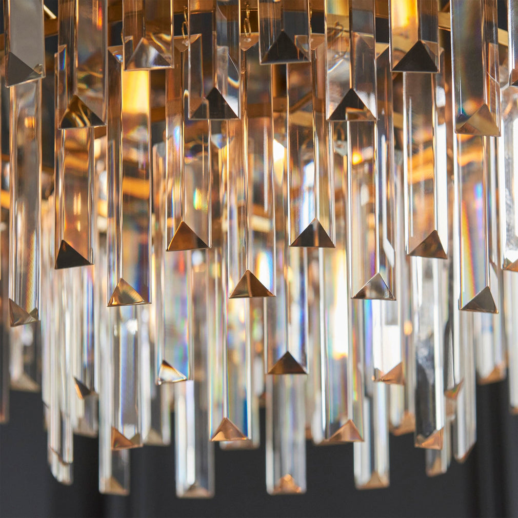 Lola Crystal Gold 9 LT Pendant Gold