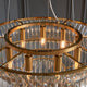 Lola Crystal Gold 9 LT Pendant Gold