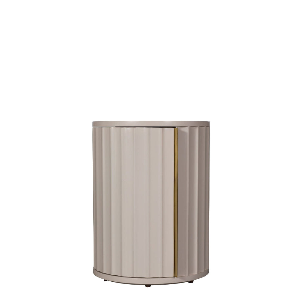 Lille - 1 Door LHF Bedside High Gloss Finish