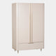 Lille - Double Wardrobe High Gloss Finish
