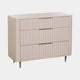 Lille - 3 Drawer Chest High Gloss Finish