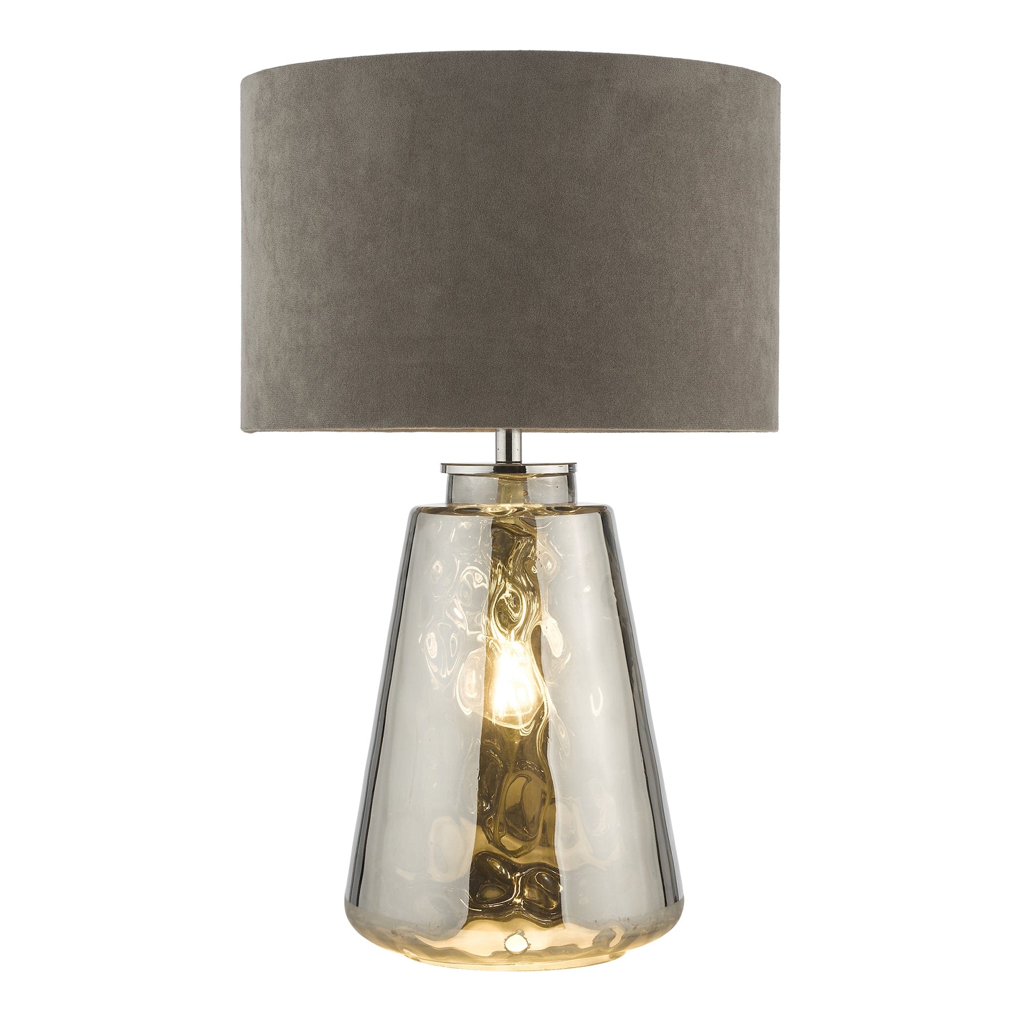 Cliff Smoked Grey Table Lamp