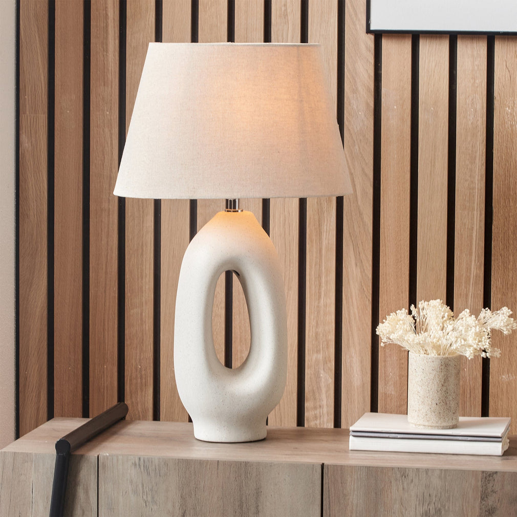 Lala Organic Cream Table Lamp