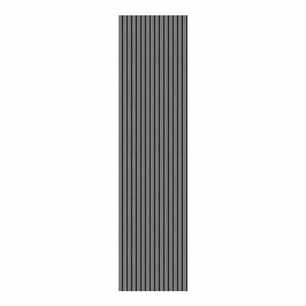 Decorative Acoustic Slat Wall Panel - Light Grey