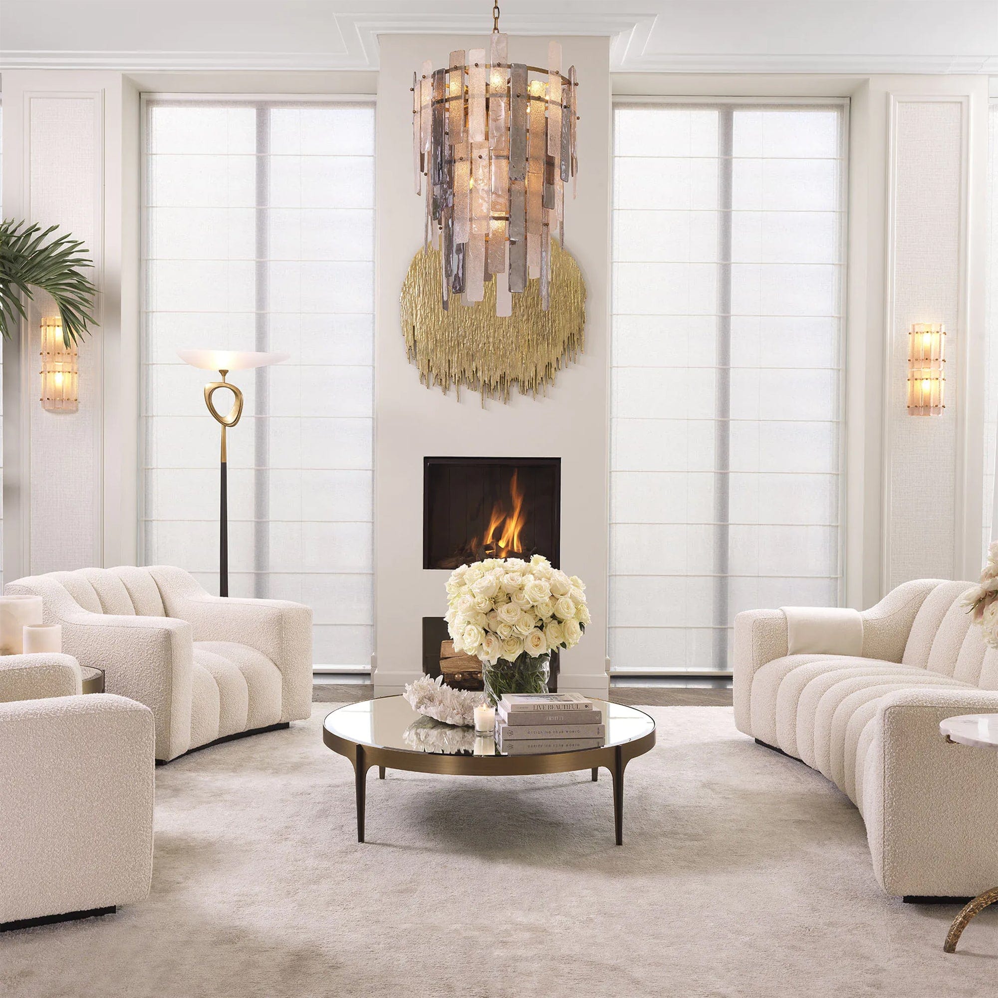 Eichholtz Greyson - Chandelier In Antique Brass Finish