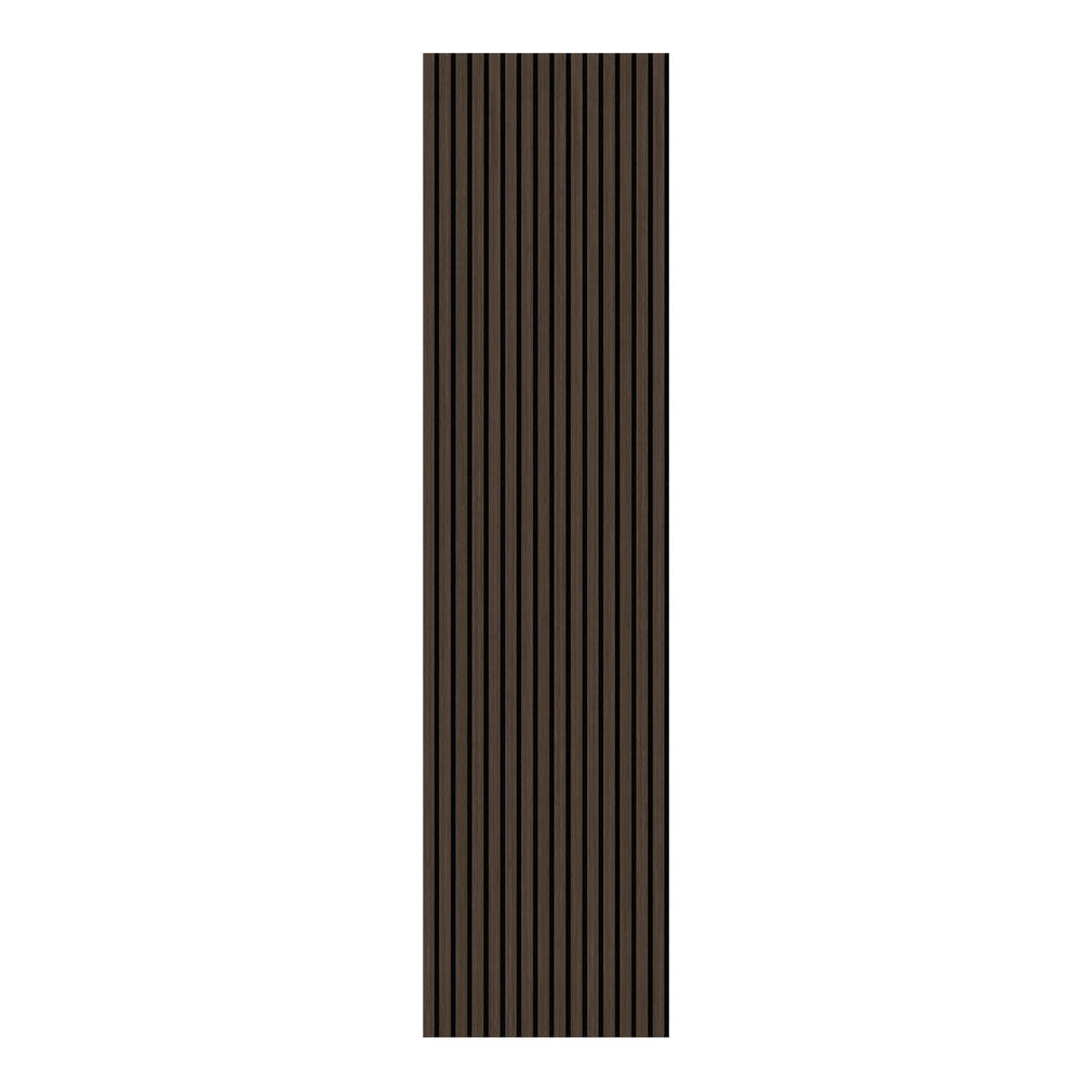 Decorative Acoustic Slat Wall Panel - Dark Oak