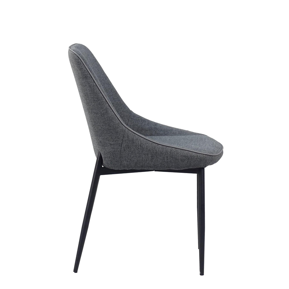 Noah - Dining Chair In Grey Fabric