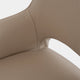 Swivel Dining Chair With 'C' E01 Oiled Oak Leg In Soleda 447 Latte Leather