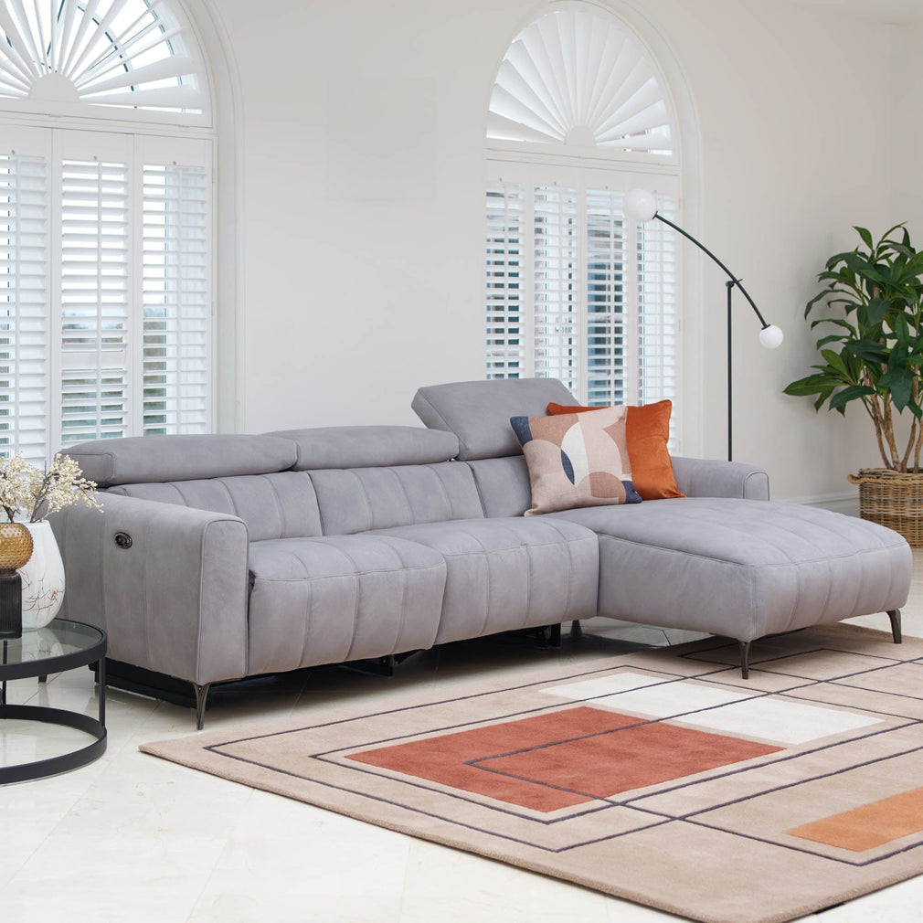 2 Seat Sofa With 2 Power Recliners & USB Toggle Switch In Fabric
