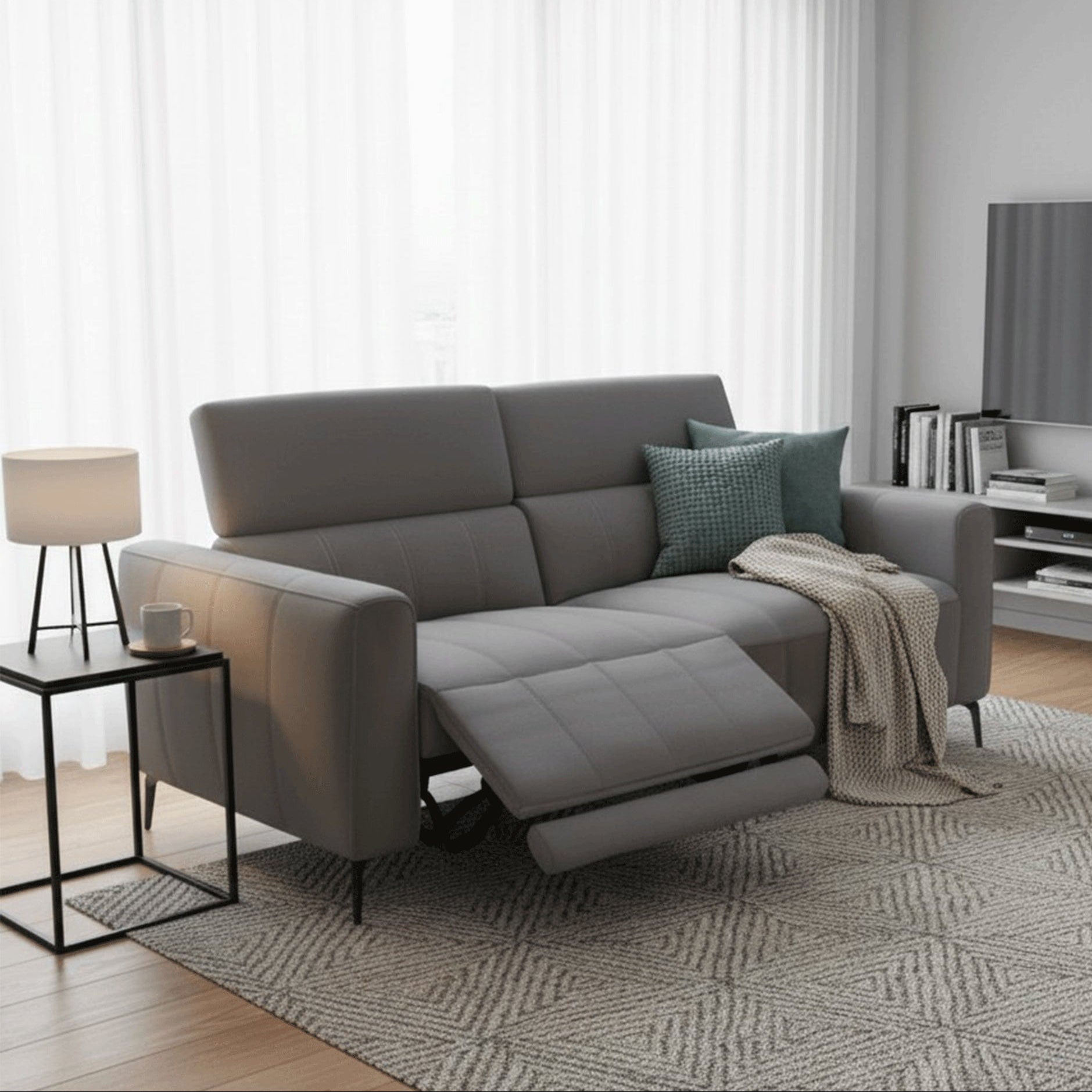 Veyron - 2 Seat Power Recliner Sofa, Fabric