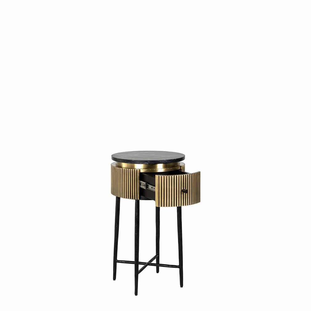 Braxton - 40cm Side Table With Drawer