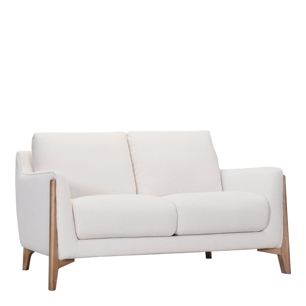 2 Seat Sofa In Fabric Grade BSF30  With Weathered Birch Leg