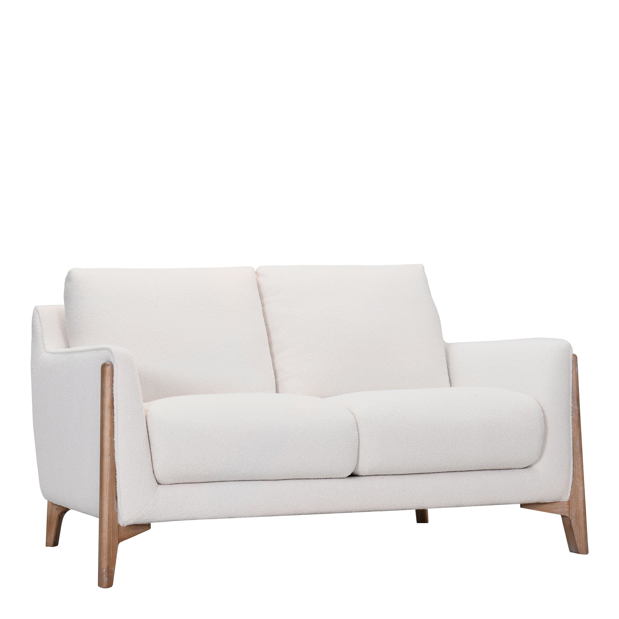 2 Seat Sofa In Fabric Grade BSF30  With Weathered Birch Leg