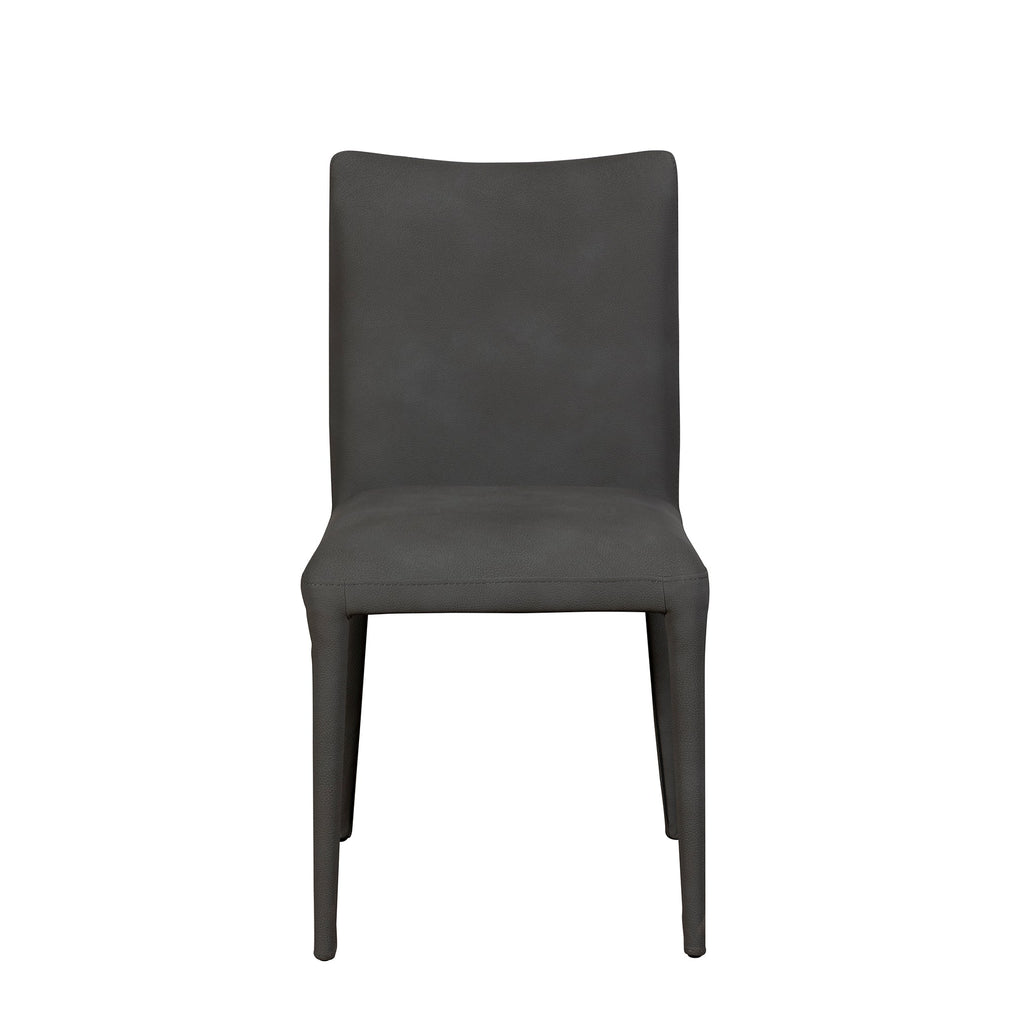 Archie - Dining Chair In PU Dark Grey