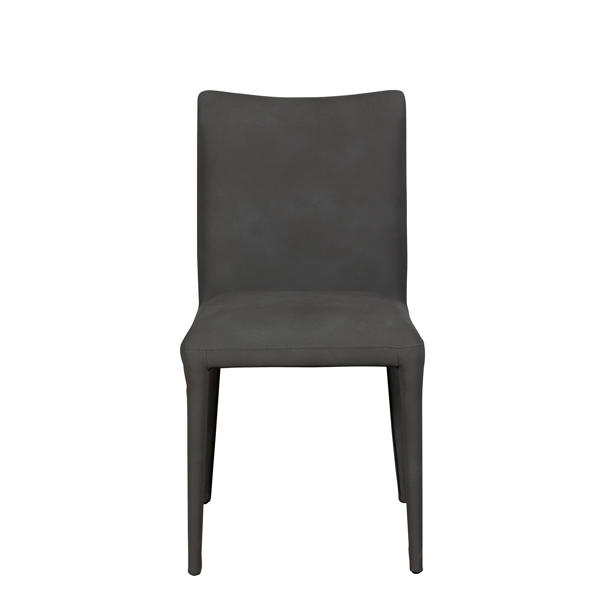 Archie - Dining Chair In PU Dark Grey